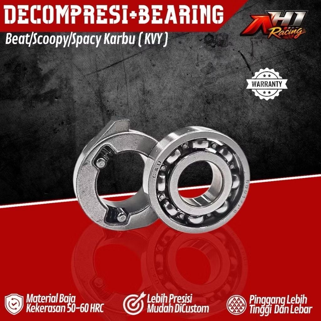 Ads Decompresi Noken As Ah1 Racing Beat Scoopy Spacy Karbu Bearing