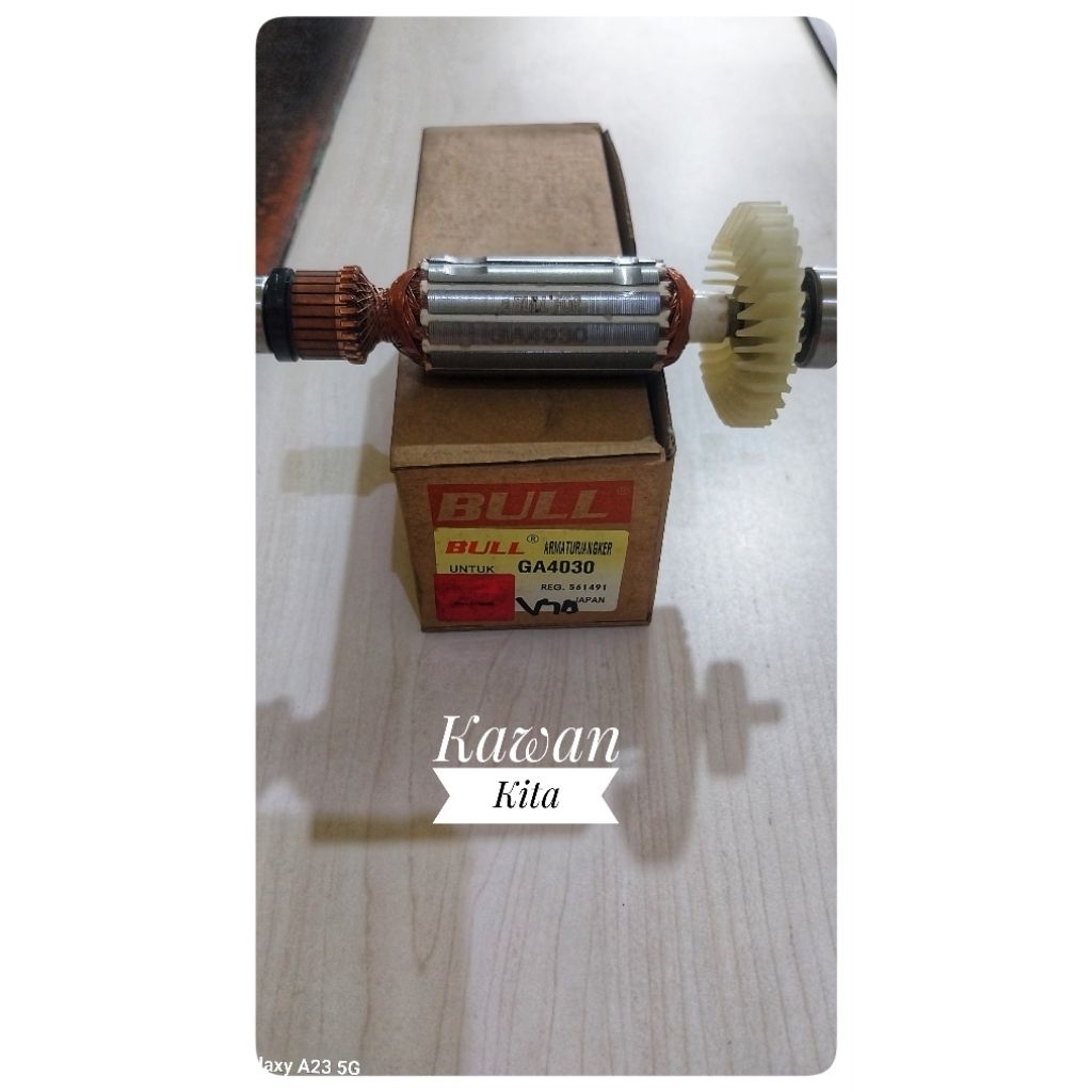 BULL ARMATURE ANGKER GA 4030 - ANGKER UNTUK GERINDA MAKITA GA 4030