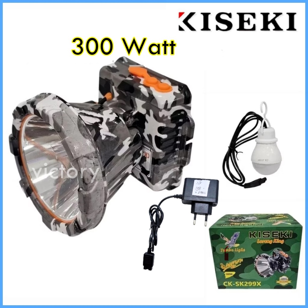 Senter Kepala Kiseki CK-299 Body Loreng 100 Watt