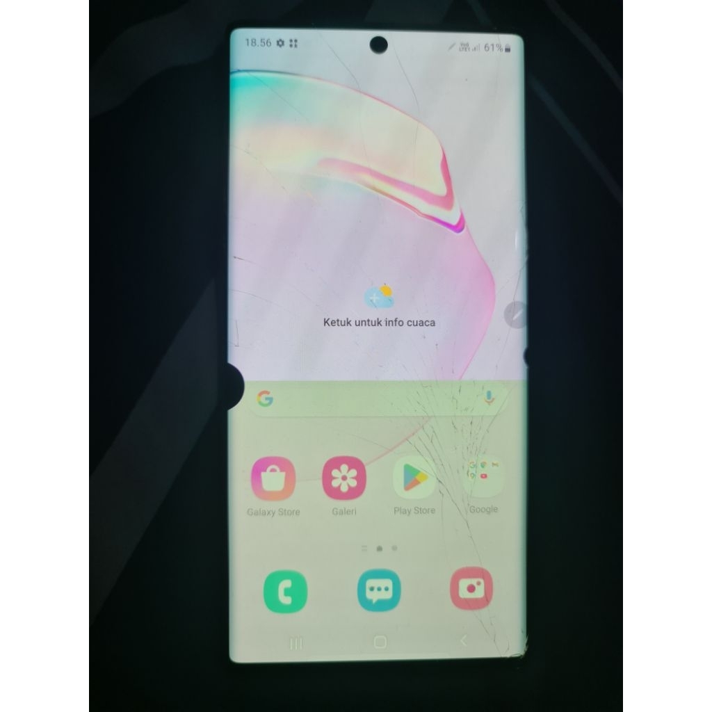 lcd samsung note 10 plus minus