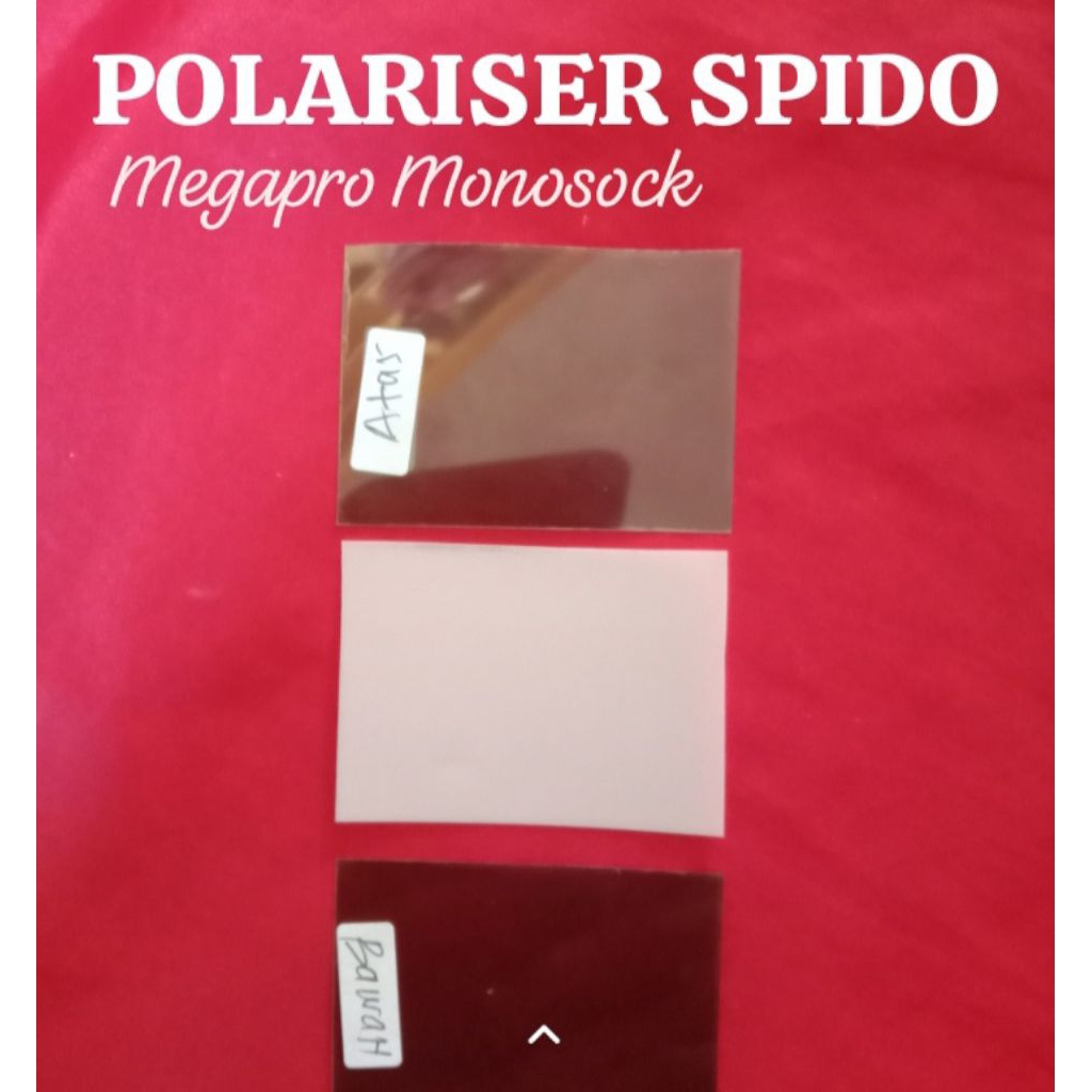 Lapisan sticker polariser polarizer polaris Lcd speedometer motor honda megapro
