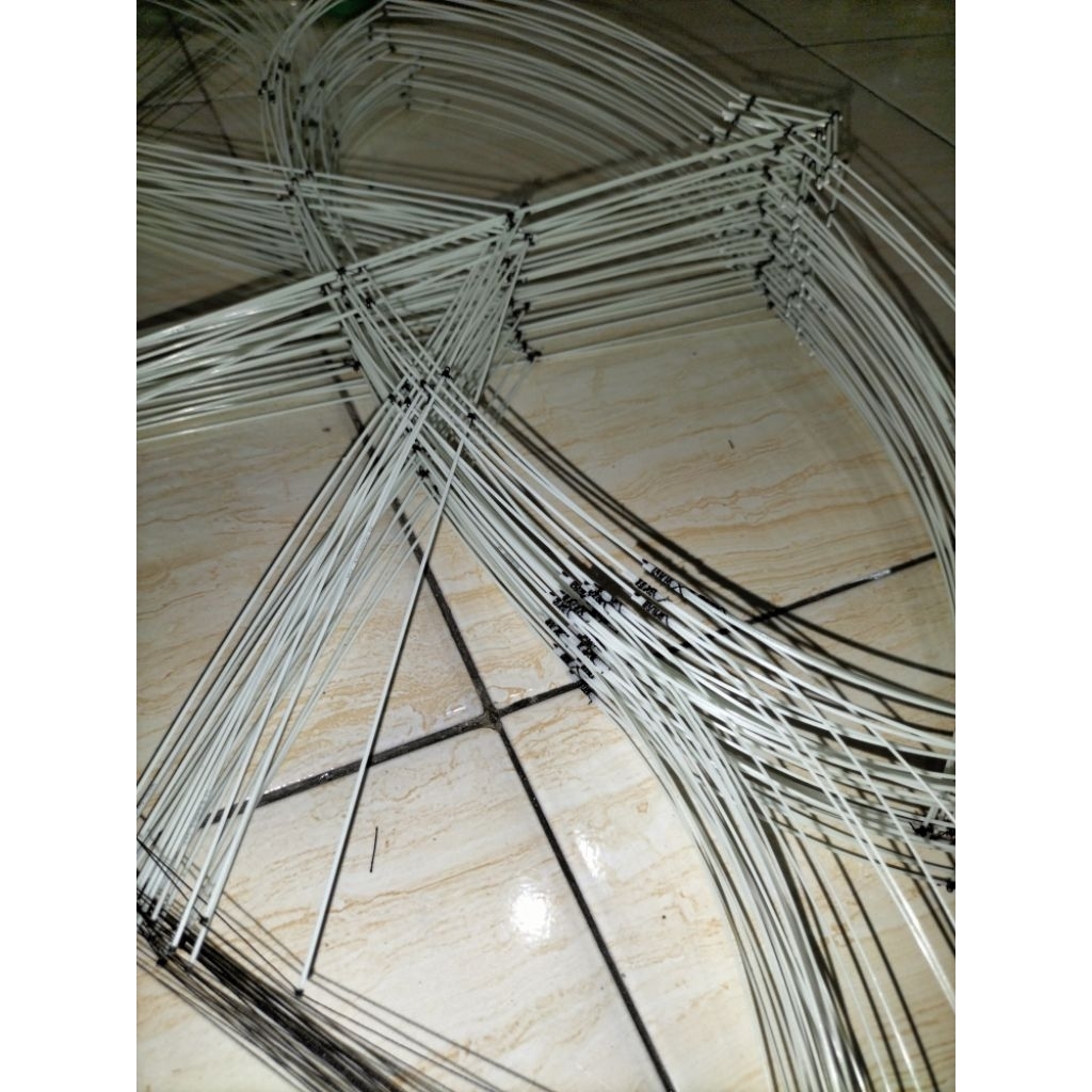 kerangka layangan papiran mini 50 cm ful fiber