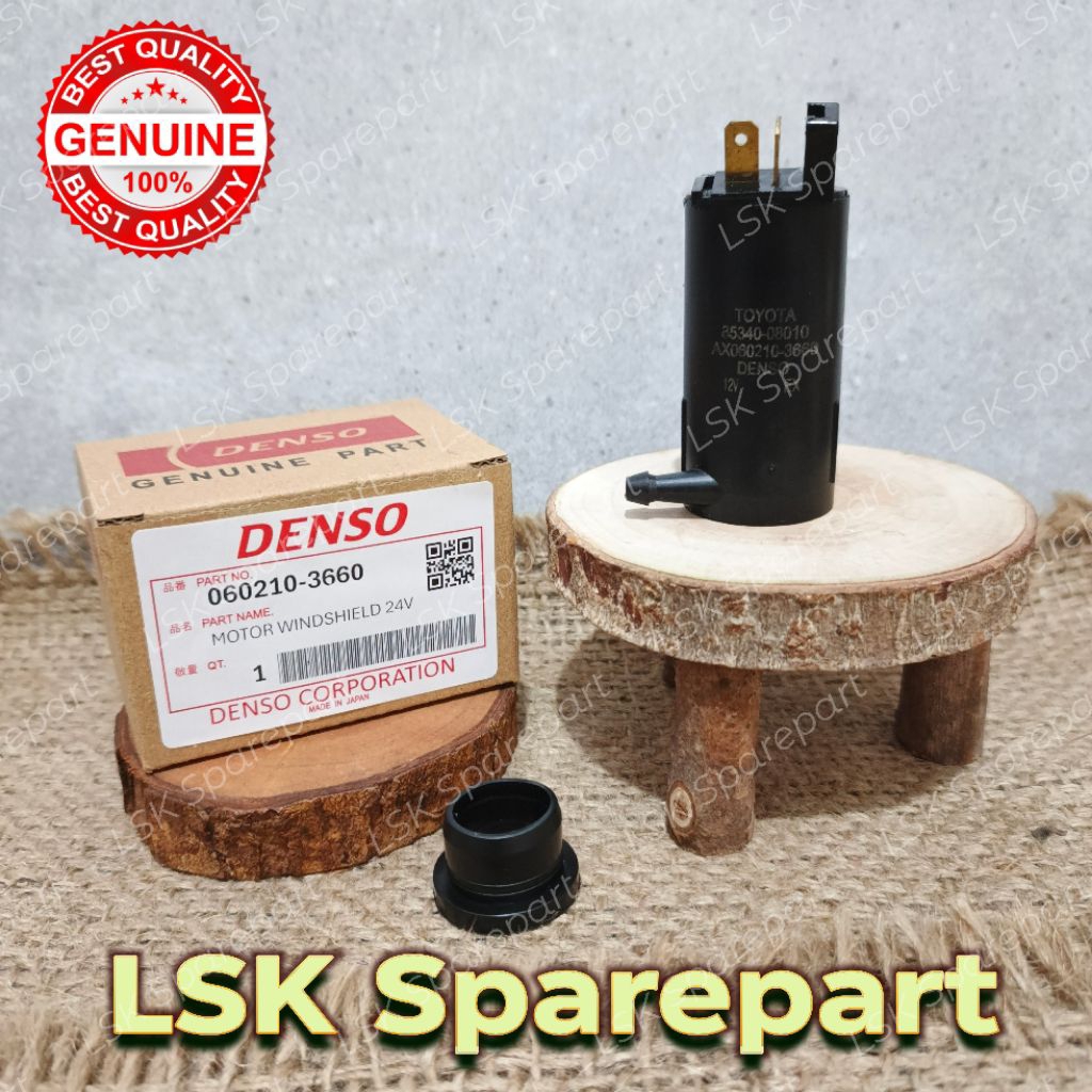 Motor Washer Waser Pump Dinamo Air Wiper Universal 12 V 24 V Kijang Futura Carry Ertiga APV Baleno V