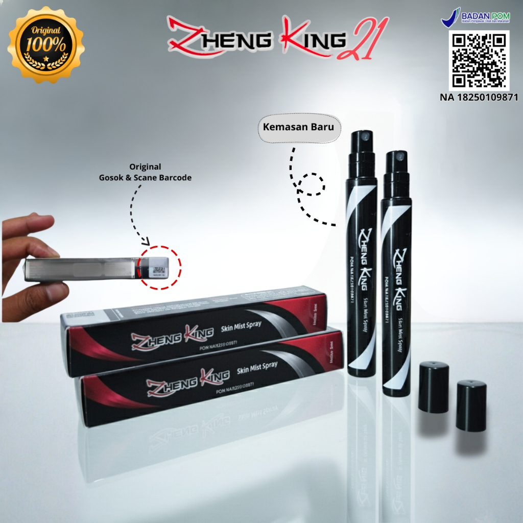 Paket hemat (2 botol) ZHENG KING Skin Mist Spray Original 100%