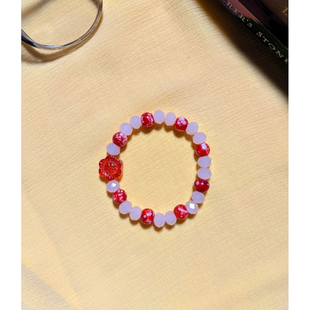 gelang manik ceko | gelang manik kaca | glass bead | gelang kristal ceko | gelang elastis