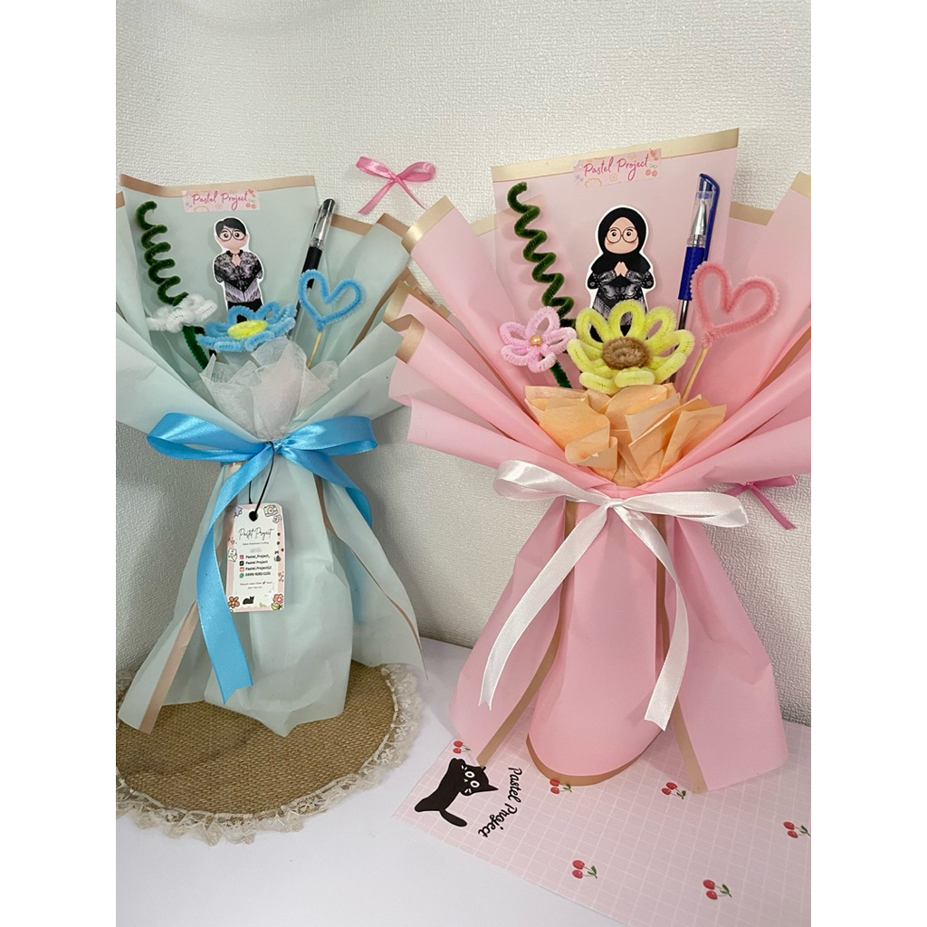 Buket Guru Buket Topper Hari Guru/Hadiah Hari Guru/Gift/Free kartu ucapan