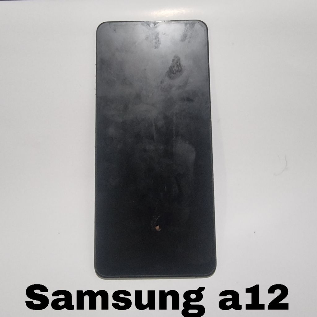 LCD SAMSUNG A12 ORI COPOTAN MINUS TEMBONG NORMAL GARANSI TES