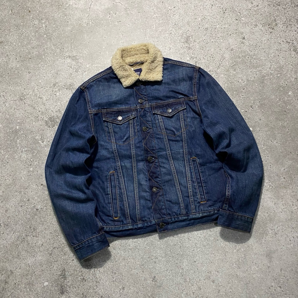 Sherpa Denim Jacket Gap Second