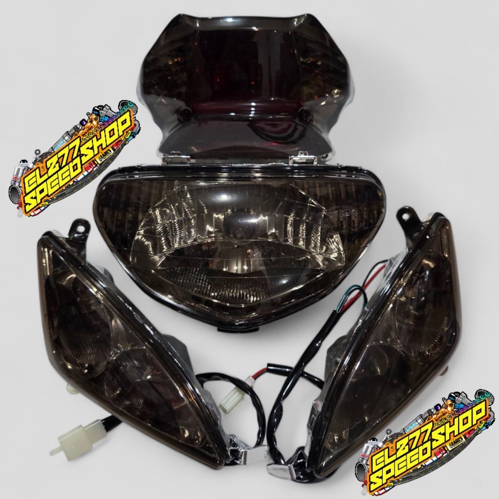 sepaket reflektor lampu depan mio lama + sen mio model mx mio lama mio sporty