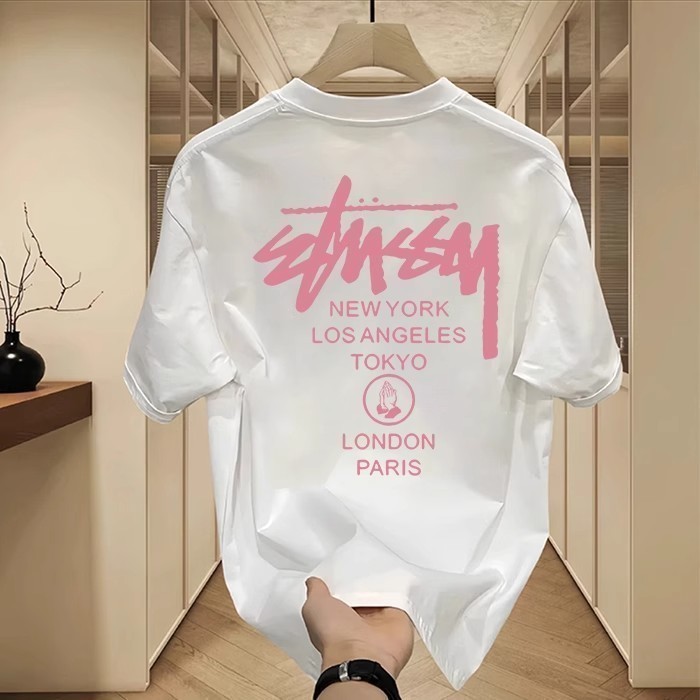 Tshirt Baju Kaos Distro STSY Pink - Kaos Distro Pria Wanita