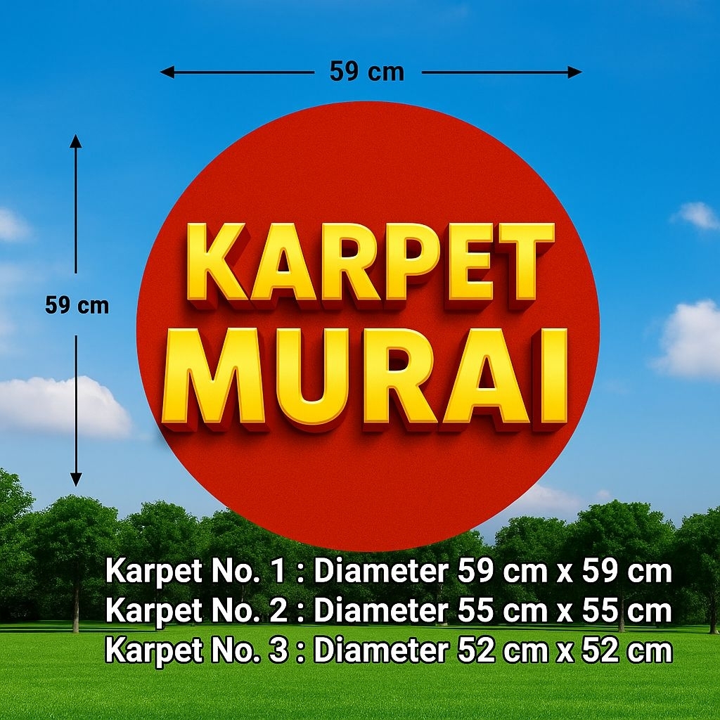 Karpet Murai Sangkar murai No.1 | No 2 | No.3 Tahan air anti sobek