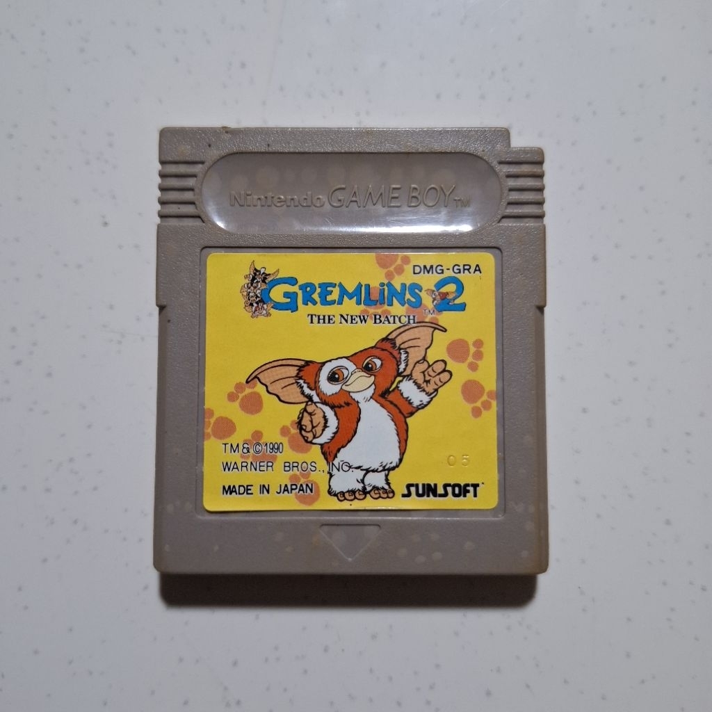 Kaset Gameboy DMG GBC Gremlins 2 Original Second