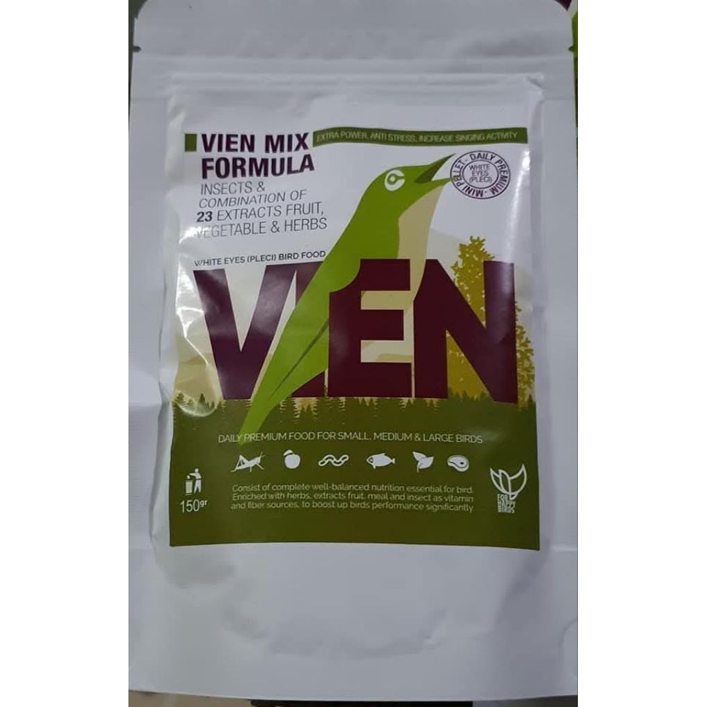 VOER VIEN MIX PLECI 150GRAM VOER PLECI DOSIS TINGGI SEPERTI NUTRIBIRD UNI PLECI NUTRI BOOSTER PLECI