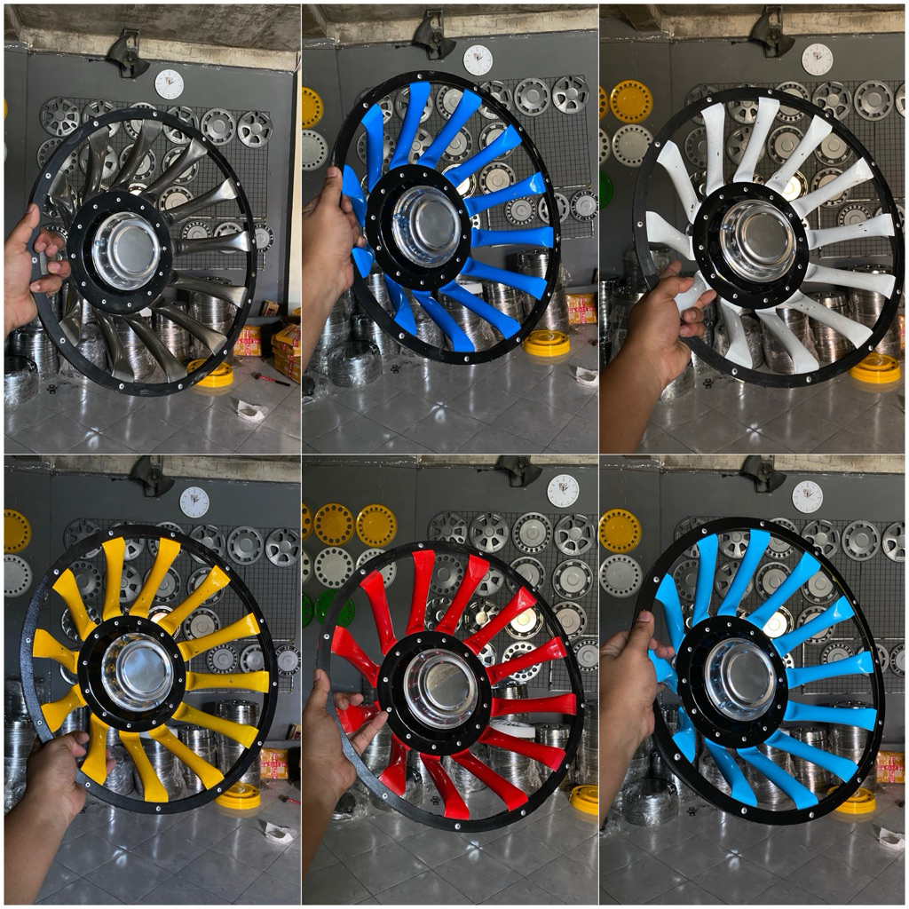 Wildop Truk Ring 16 Khusus Belakang jari jari spider AJ gratis dudukan