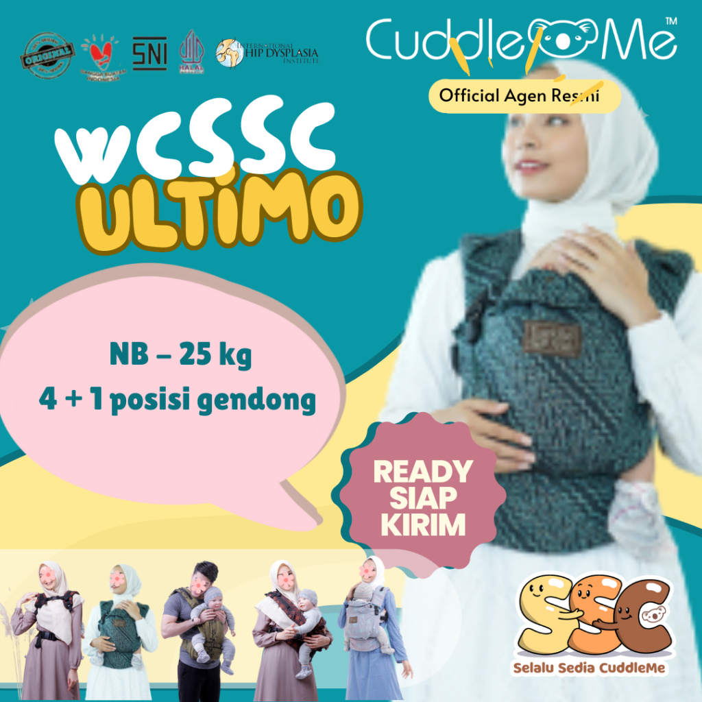 (DISKON 15% )(COD) - Cuddle Me Ultimo WCSSC tenun Jaquard  (anak NB - 4th)