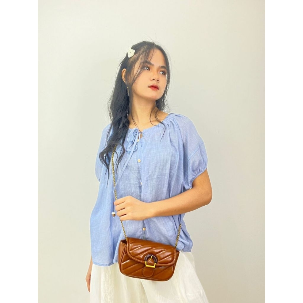 Buckle Flap Mini Crossbody Bag