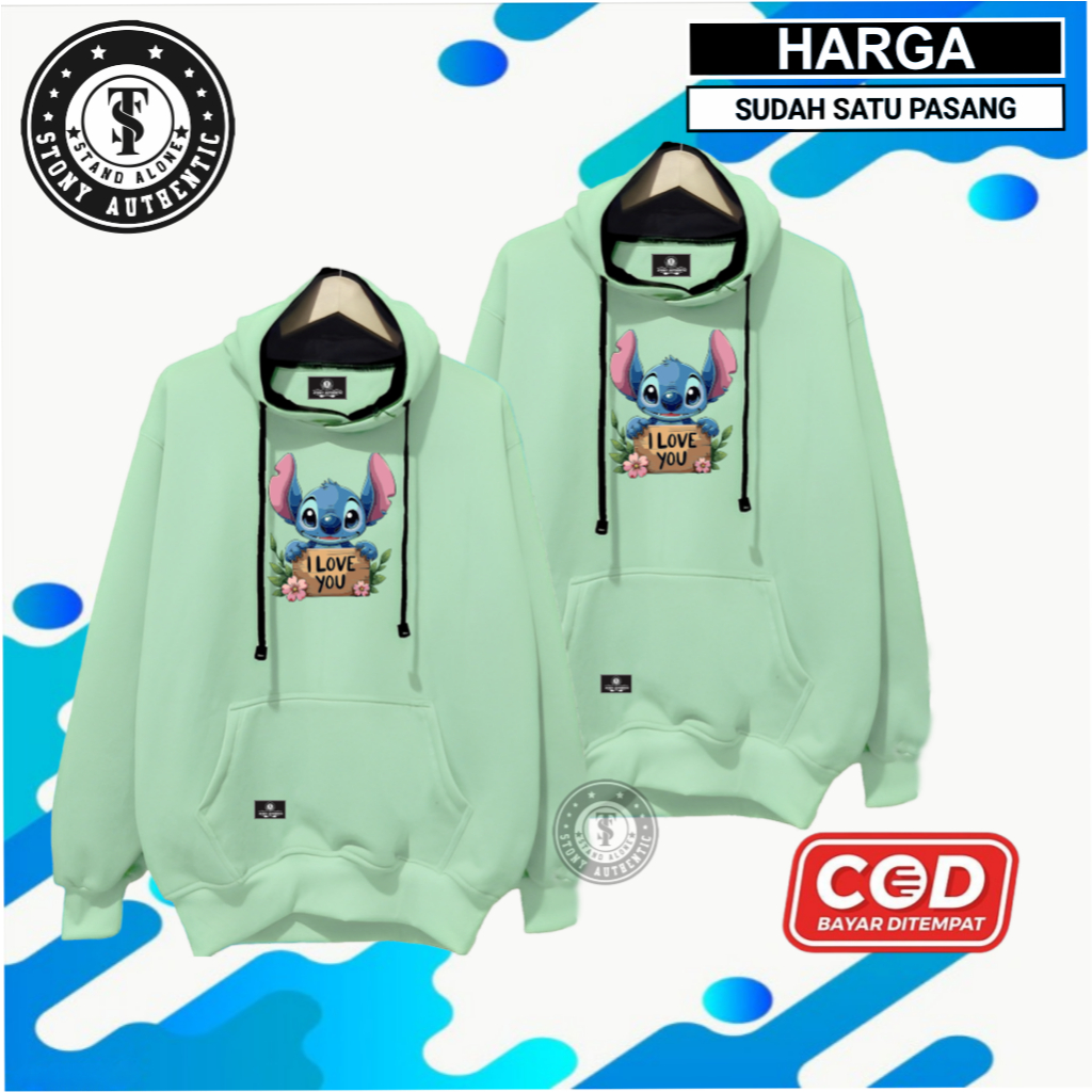 Hoodie Couple Terbaru Bahan Katun Jaket Couplean Distro Pria Wanita Jaket Couple Sahabat Viural