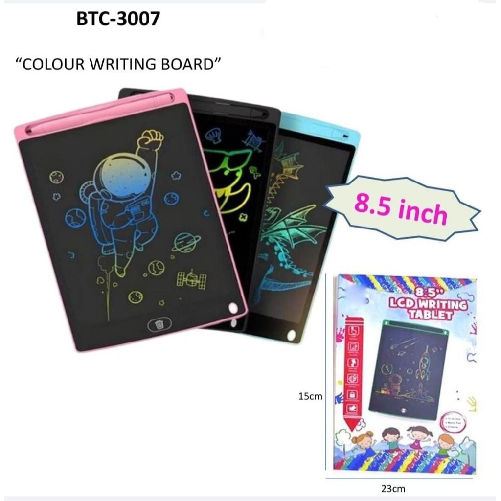 Mainan Edukasi Tulis Angka Huruf LCD tablet Drawing Magic Tablet Papan Tulis
