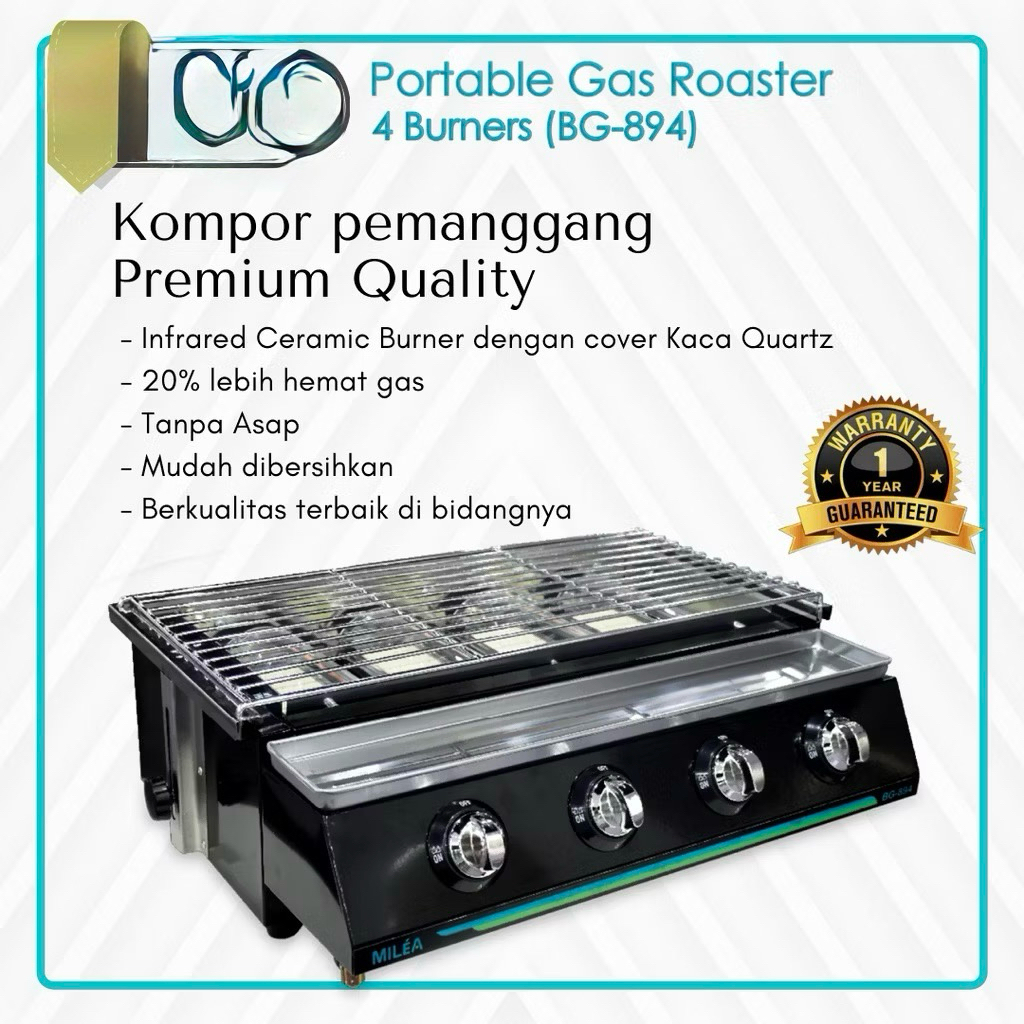 Panggangan 4 Tungku MILEA (Preloved)