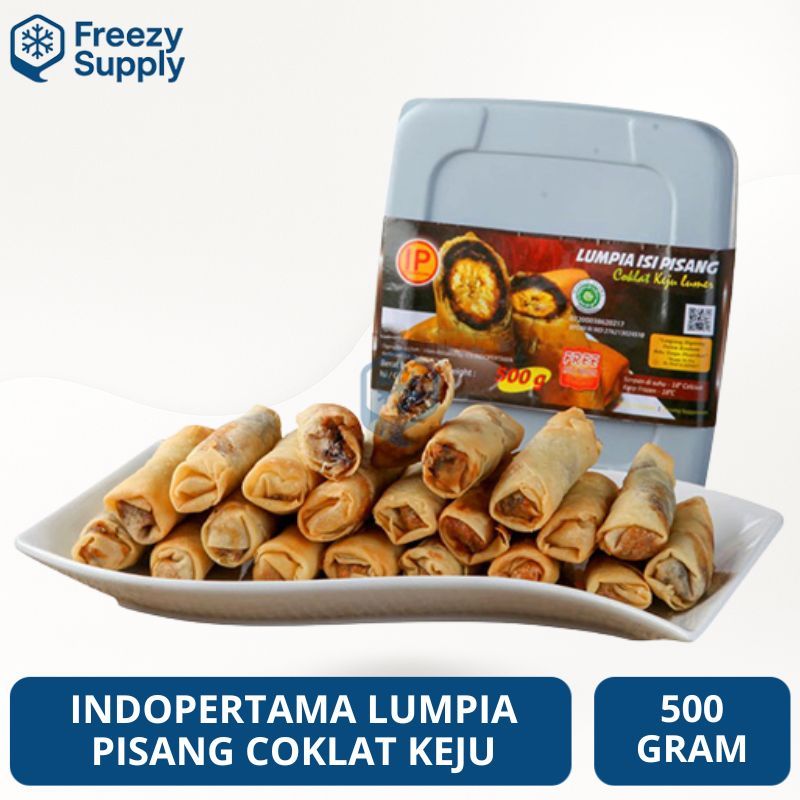 Indopertama Lumpia Pisang Cokelat Keju Lumer