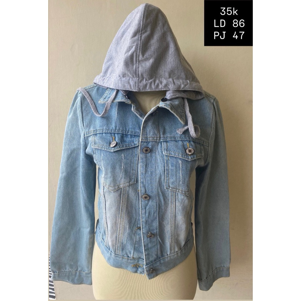 PRELOVED JACKET JEANS WANITA