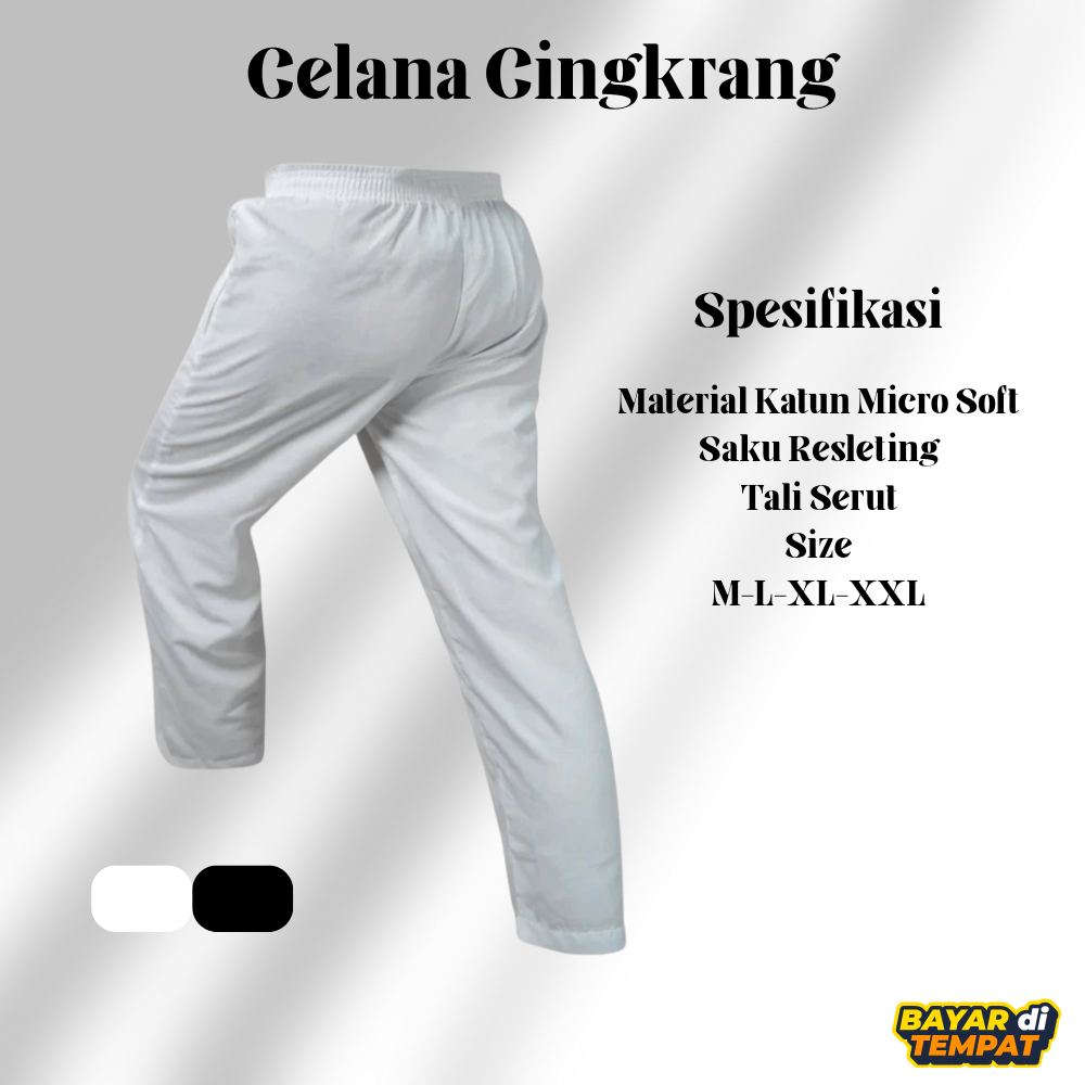 Celana Cingkrang Celana Sirwal Polos Celana Kain Katun Micro Pangsi Sirwal Pria Ikhwan Sirwal Basic 