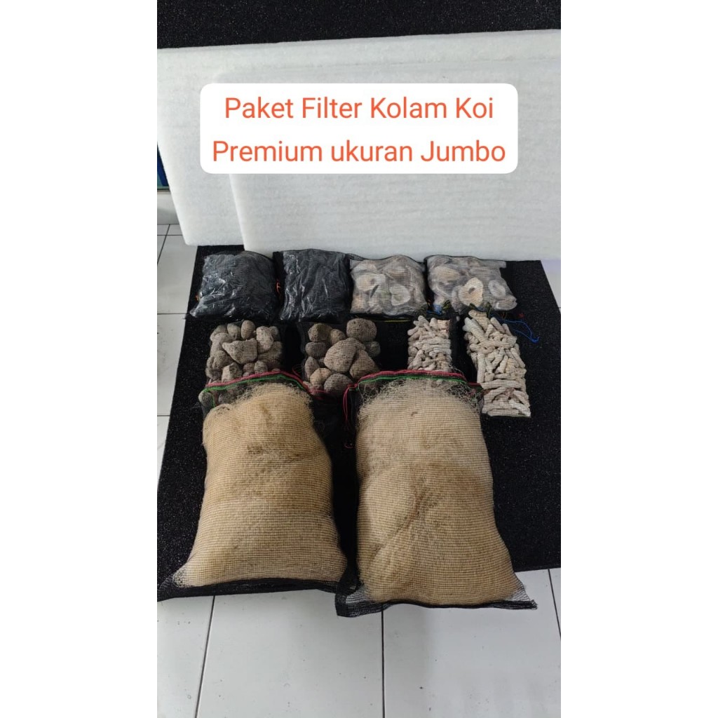 paket media filter kolam koi siap pakai / media filter kolam koi / media filter