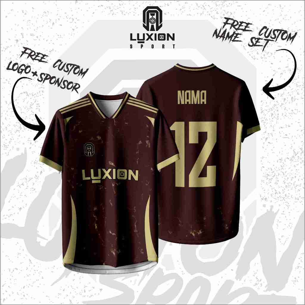 Jersey Futsal Custom Nama Nomor Sponsor Dry Fit || Jersey Bola Custom Nama Nomor Sponsor Premium