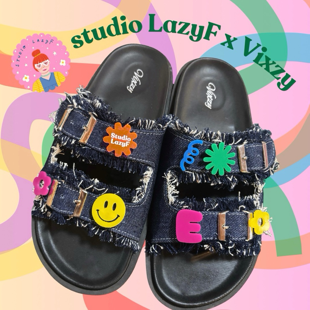 studio lazyf x vixzy sendal lucu "Rora"