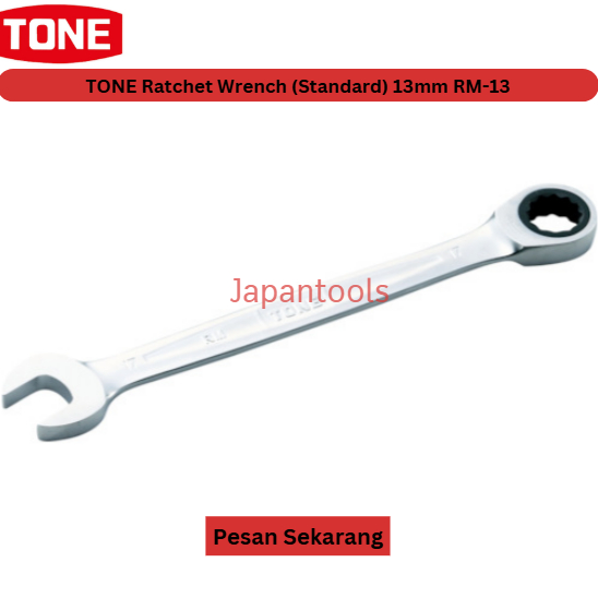 TONE Ratchet Wrench (Standard) 13mm RM-13