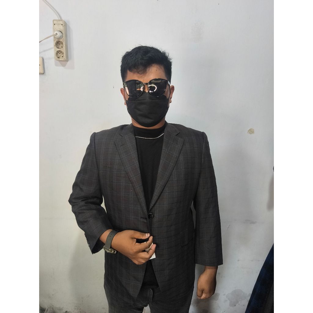 Jas Motif Pria size L 03  | Blazer Abstrak Pria | Jas Blazer Branded | Jas Nikah | Jas Kantor | Blaz