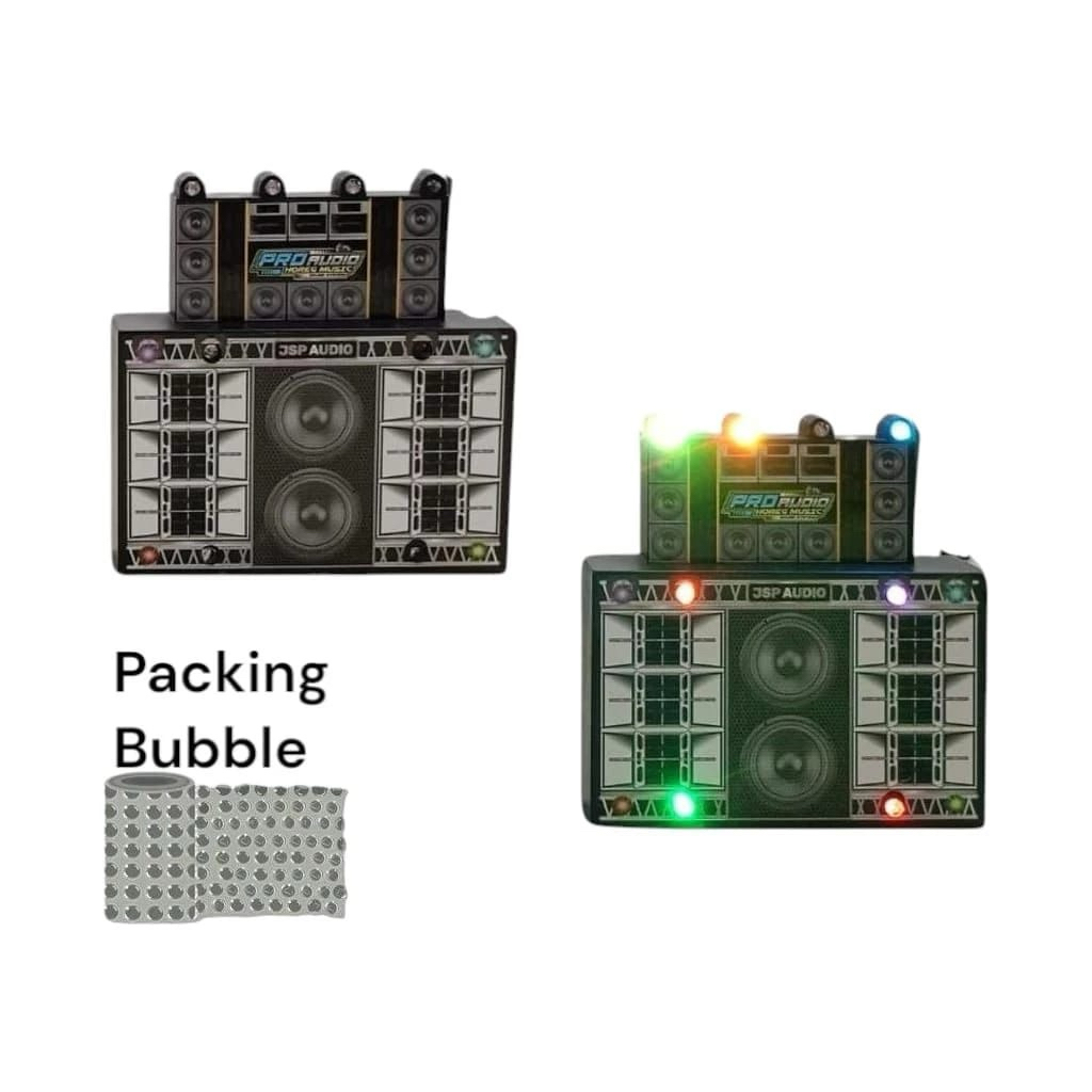 1128 horeg sound kecil lampu dan musik murah / sound miniatur horeg lampu dan musik / sound horeg mu