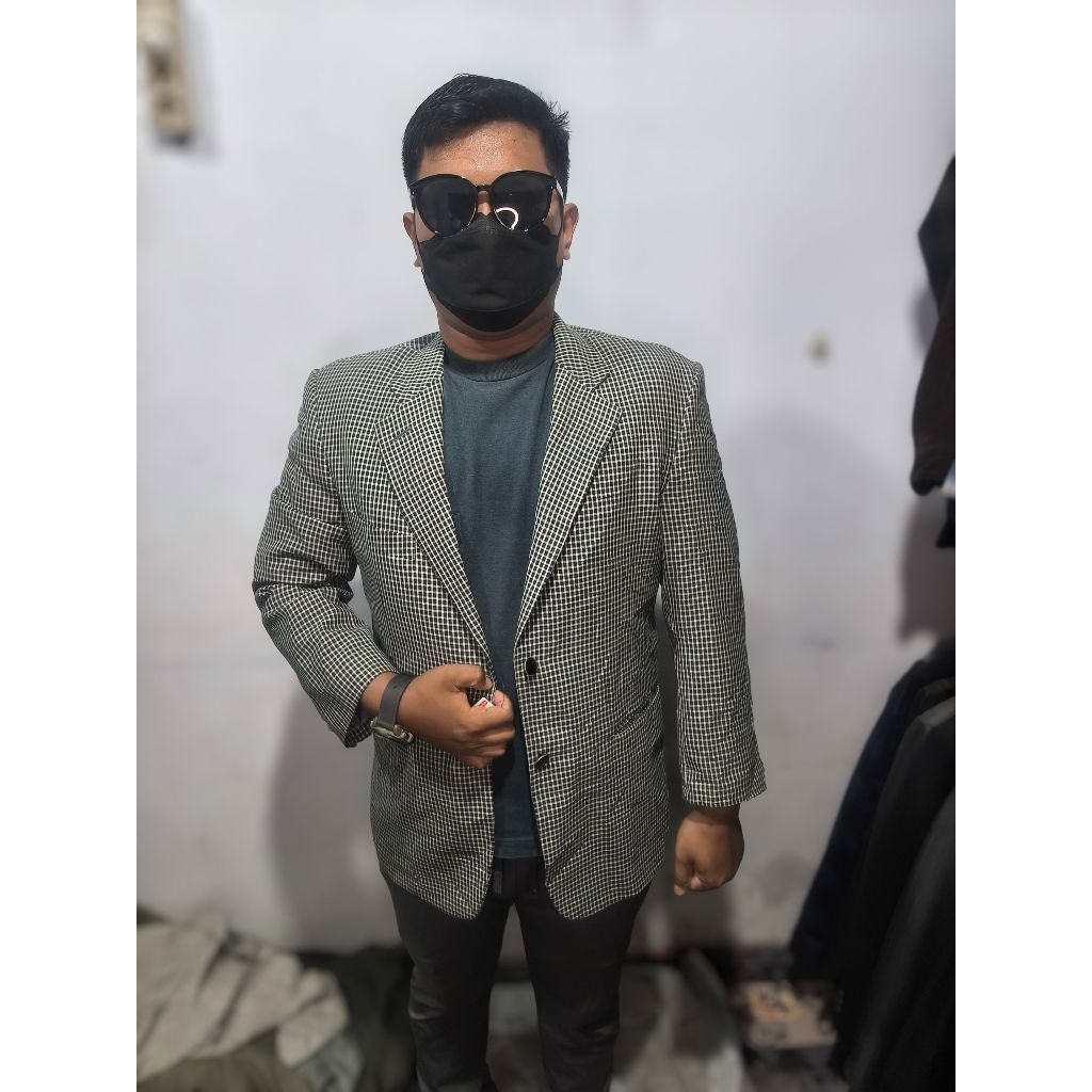 Jas Motif Pria size L 03   | Blazer Abstrak Pria | Jas Blazer Branded | Jas Nikah | Jas Kantor | Bla