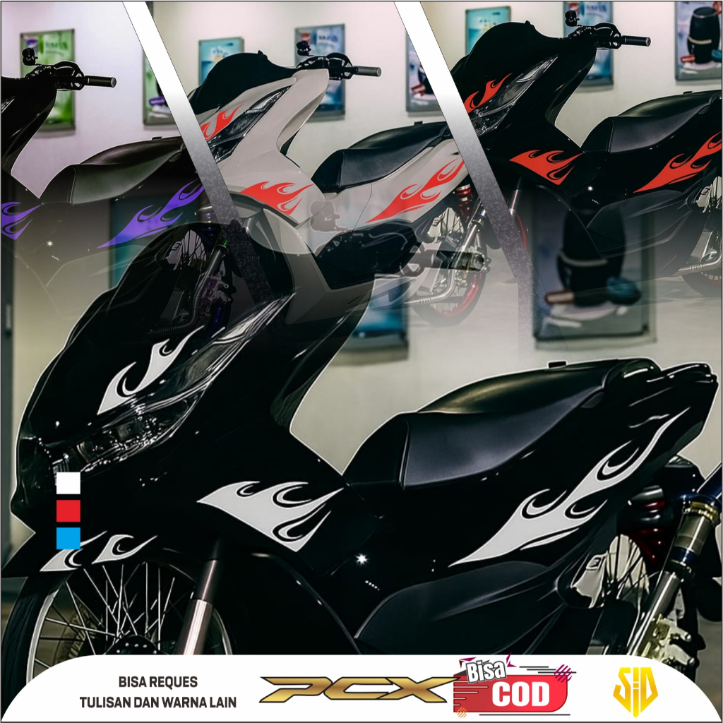 STRIPING PCX 150 MOTIF API / STRIPING PCX API / STRIPING HONDA PCX 150 / STRIPING API PCX 150 / STRI
