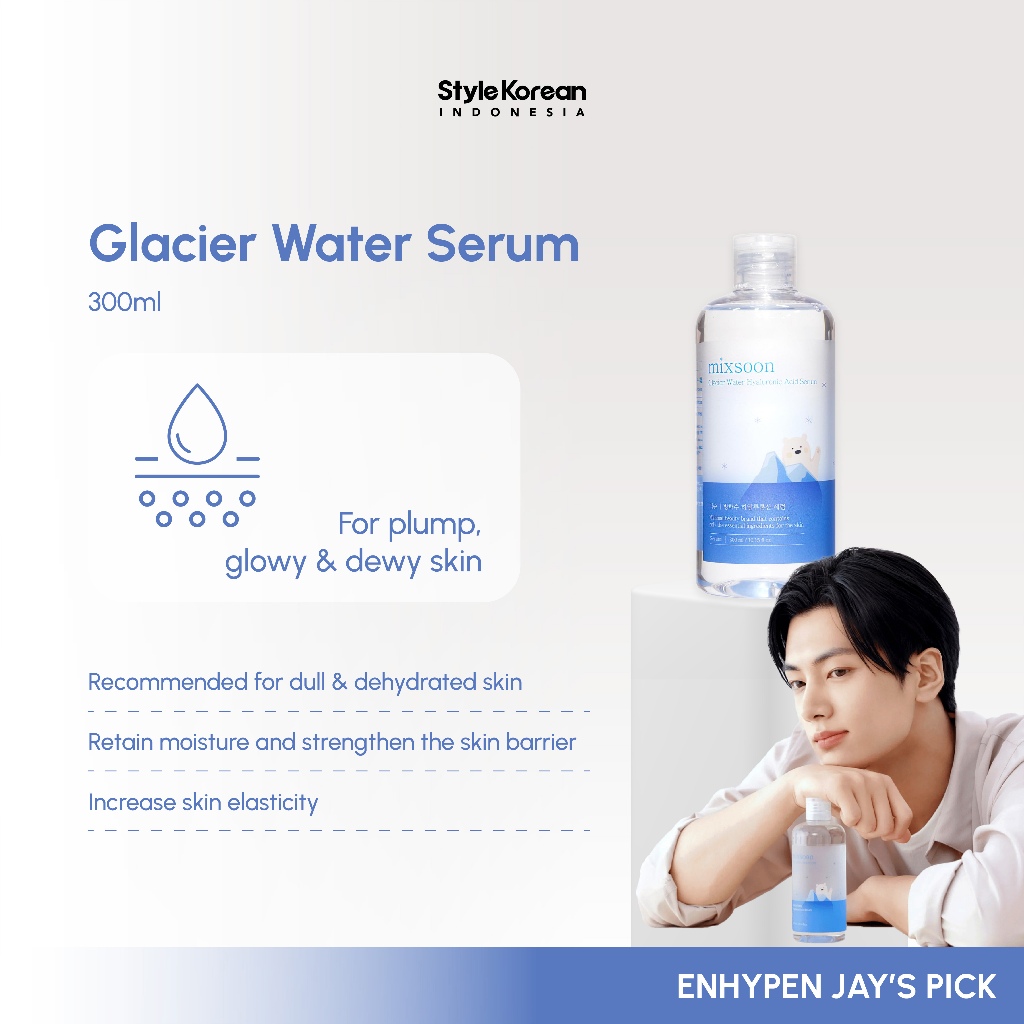 MIXSOON Glacier Water Hyaluronic Acid Serum 300ml