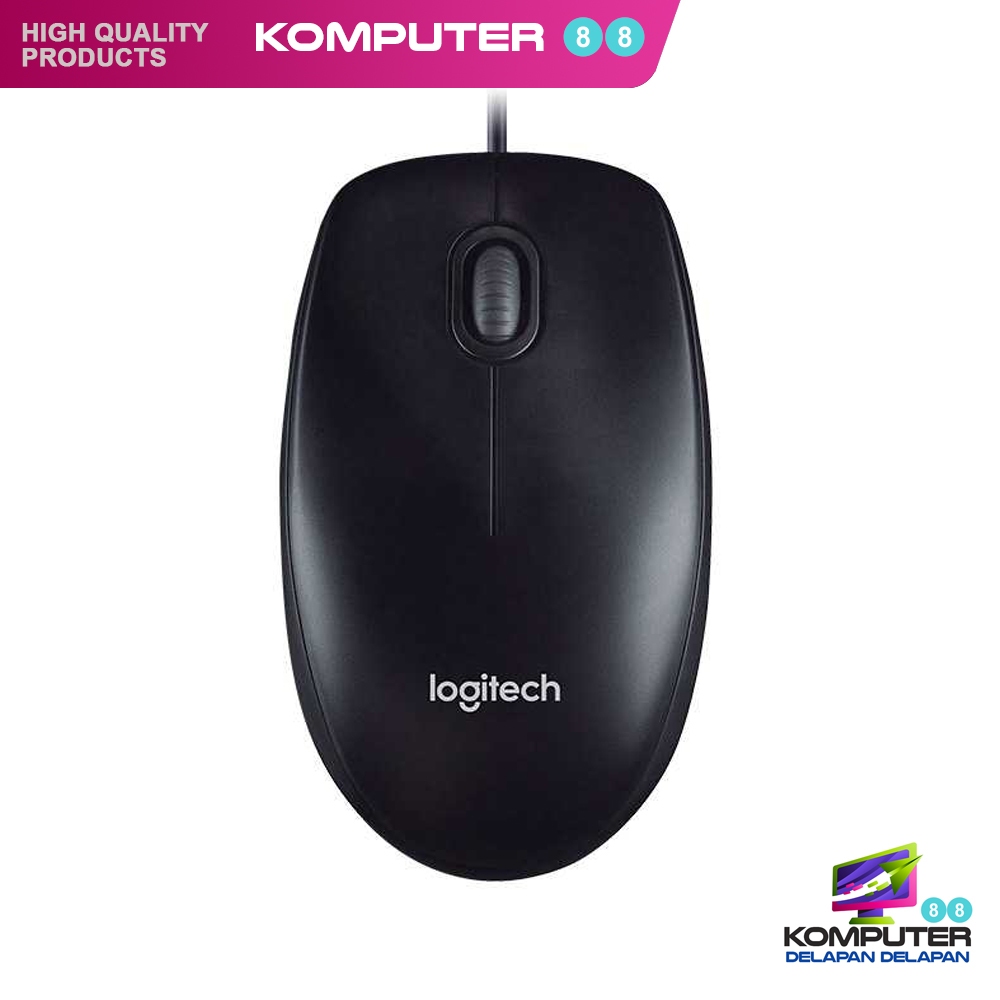 Logitech Mouse Kabel USB PC Komputer M100r