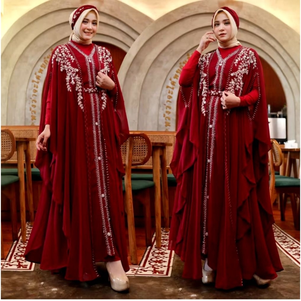 gamis kaftan/kaftan/kaftan murah/gamis mewah