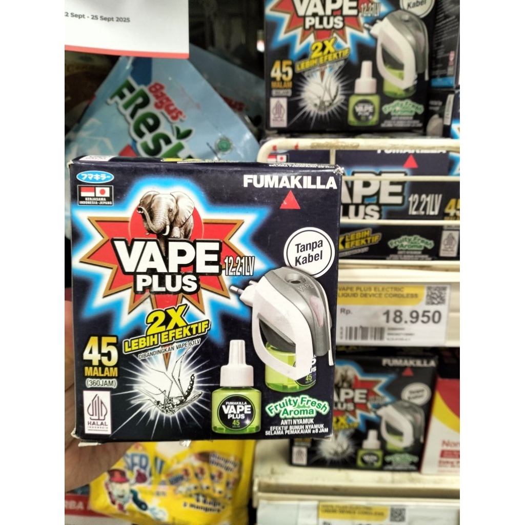 Vape Alat obat nyamuk Plus liquid electric Cordles Device (tanpa Kabel)alat +reffil anti nyamuk