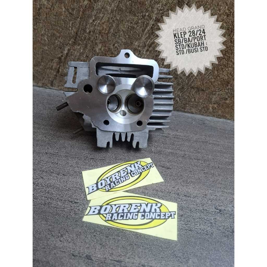 { READY TANPA PO } HEAD/KOP GRAND HAEM- KLEP 28/24 - - BOYRENK RACING CONCEPT