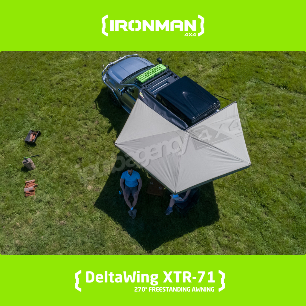 Ironman 4x4 Awning 270 Degree Freestanding Awning Deltawing XTR-71 (IAWN270)