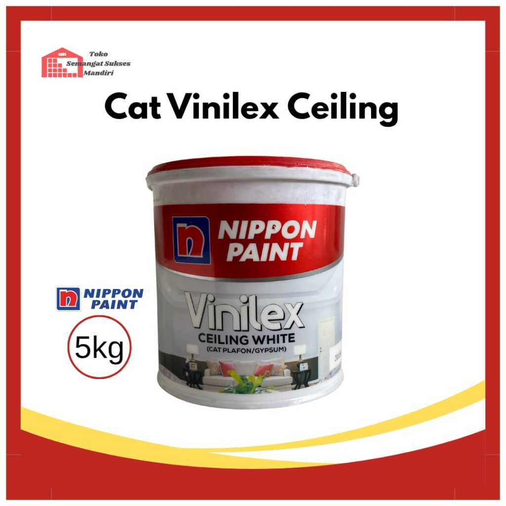 Nippon Paint Vinilex Ceiling White Anti Jamur