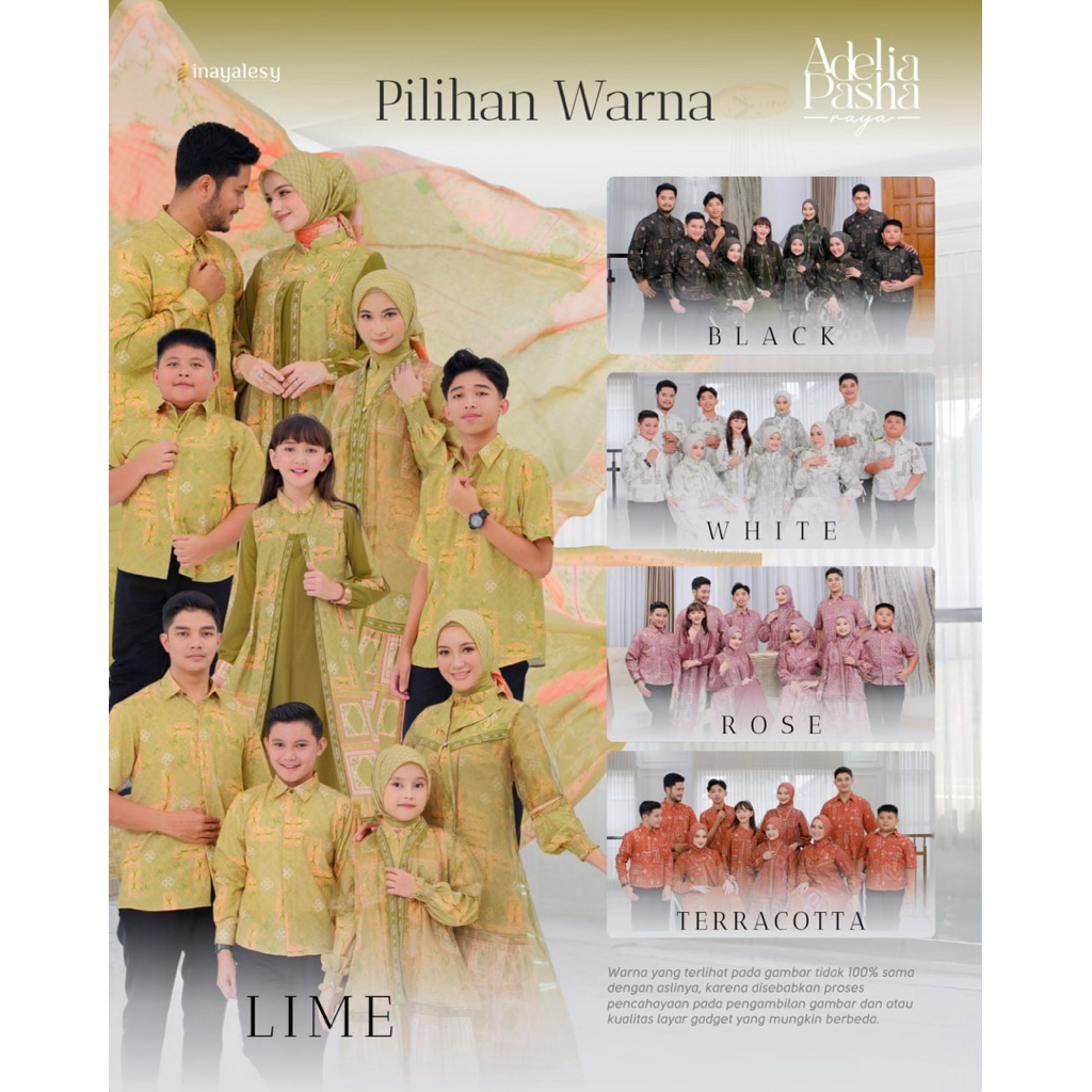 OPEN PO ADELIA PASHA SARIMBIT 2026 KELUARGA LEBARAN BY INAYA LESYA