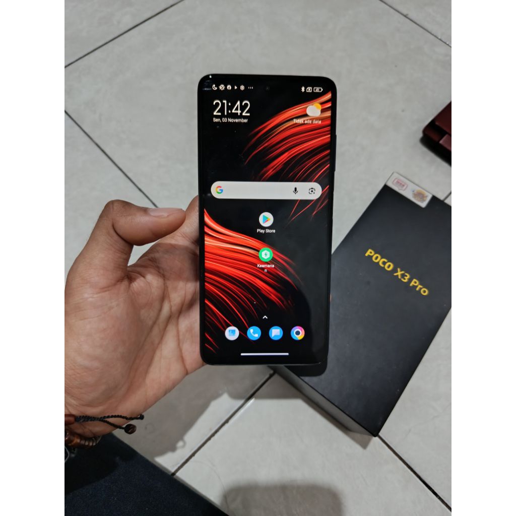 Poco X3 Pro warna deep blue RAM 8GB INTERNAL 256GB layar Amoled 120hz