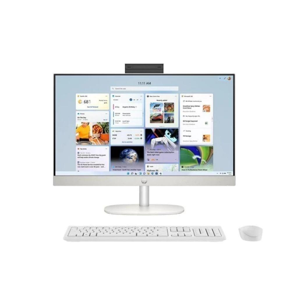 HP AIO 24 CR2568D Intel Core Ultra 7 255U 16GB 512GB SSD W11+OHS21 23.8"FHD WHITE