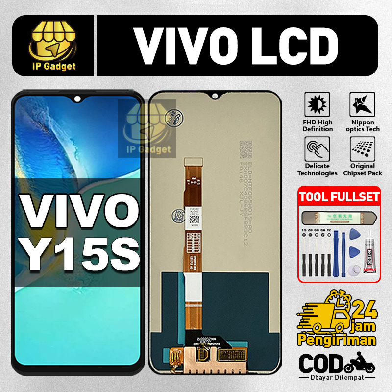 ORI FOR LCD VIVO Y15S Fullset Original LCD HP VIVO Y15S Asli Touchscreen Layar Sentuh HP COD