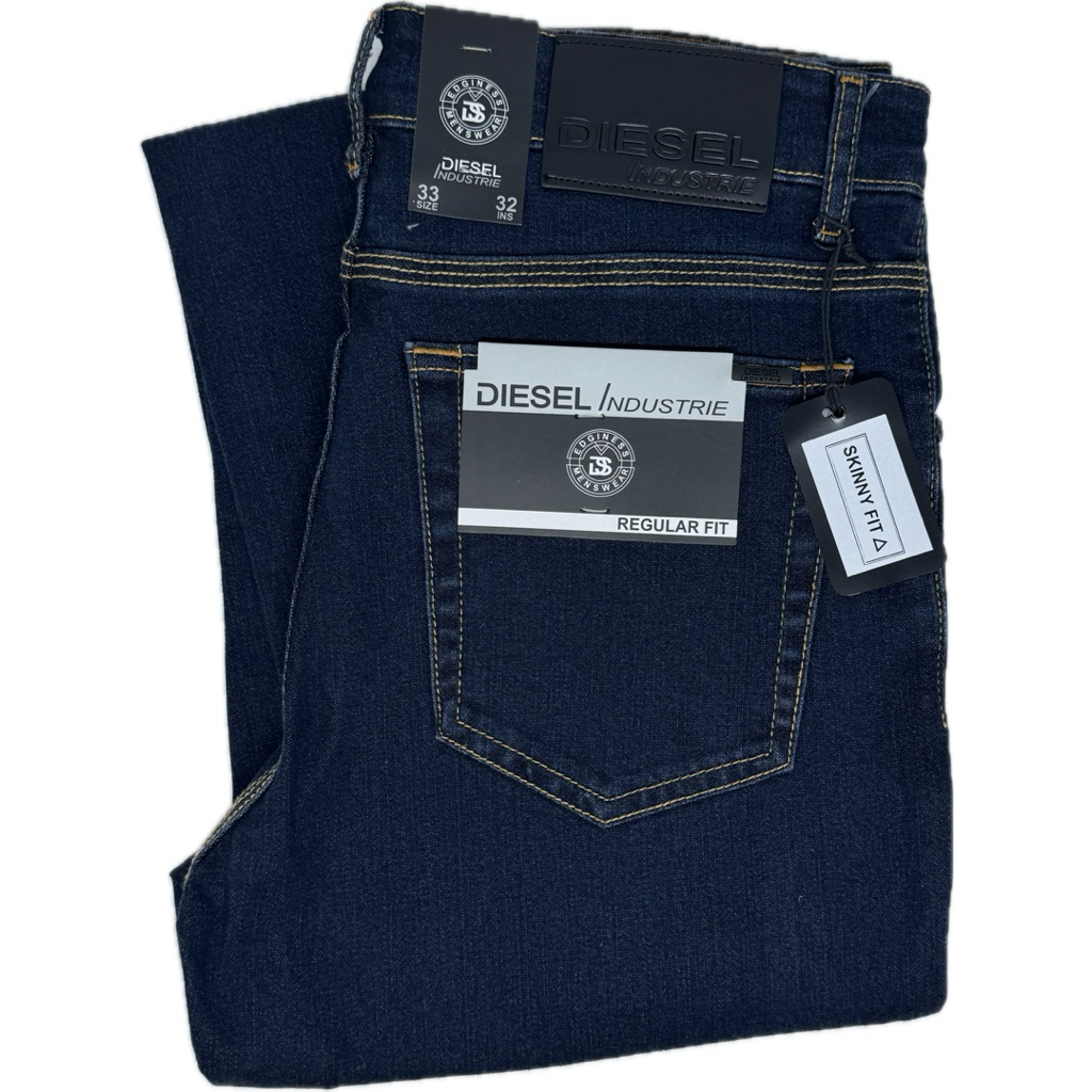 Celana Pria Jeans Original DIESEL Skinny Fit Stretch BLUE MOON  - Slim Fit #celanadieseljeans