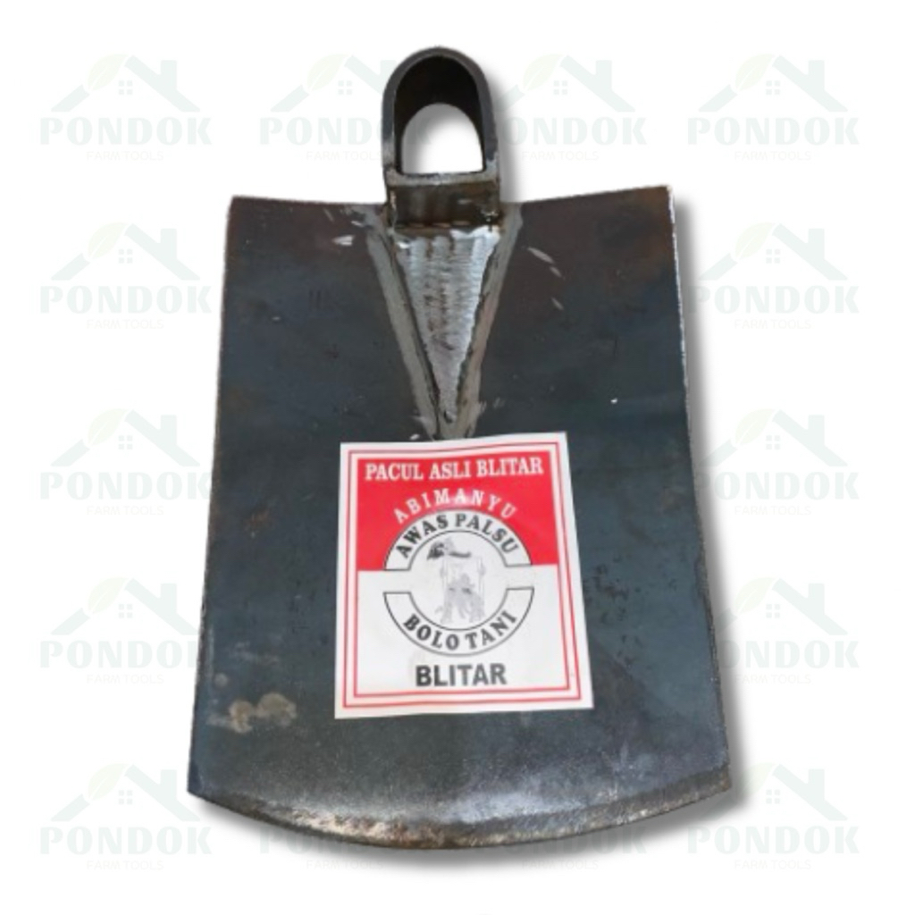 Cangkul Jawa Asli Blitar Baja Sepuh Anti Lengket Cap Garpu - Cangkul Baja Sepuhan Khas Blitar Kualit