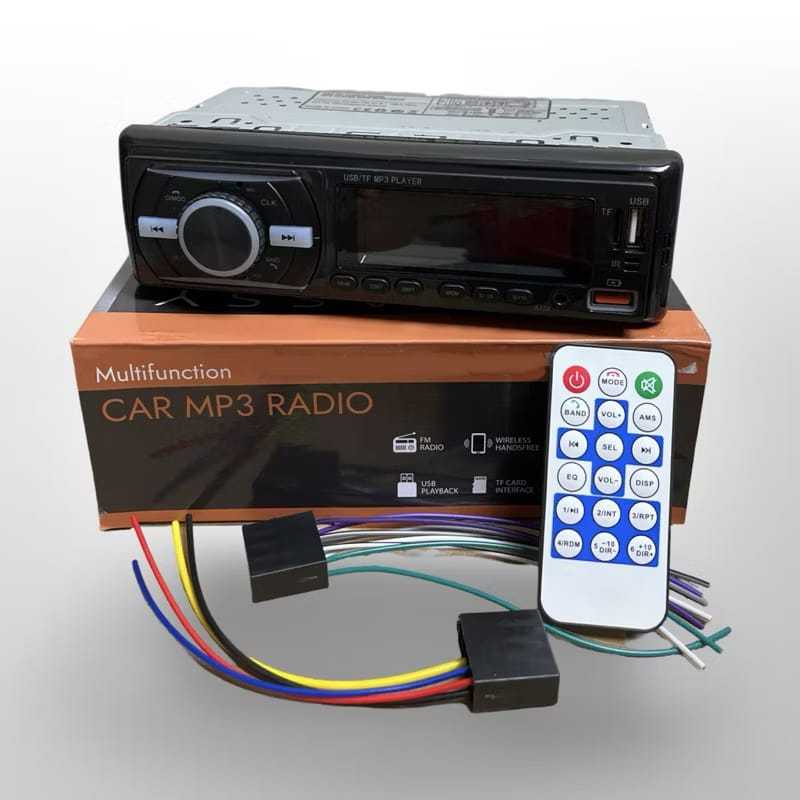 Head Unit Single Din Embassy Tape Mobil MP3 Radio USB AUX Bluetooth Body Besar