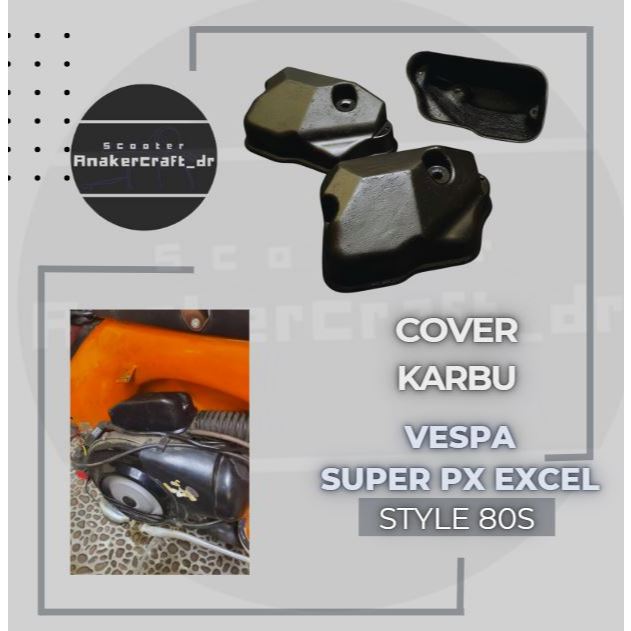 Tutup Karburator Vespa Polini Racing Fiber VESPA PX PS EXCEL SUPER