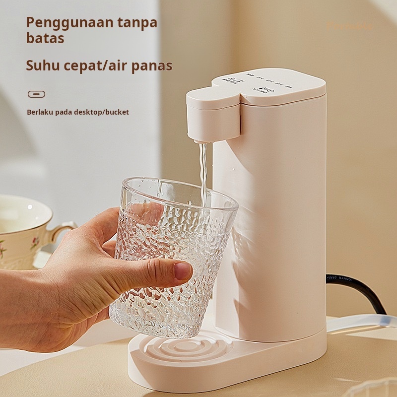 3 Detik Panas Dispenser Air Panas & Dingin Portabel 5 Level Suhu pompa air galon elektrik